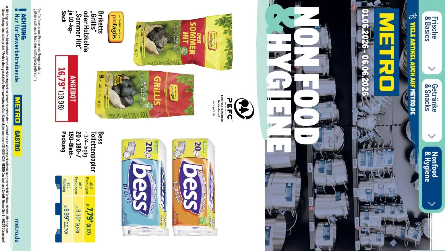 Metro Prospekt – gültig ab 01.06.2026 | Seite: 39 | Produkte: Toilettenpapier