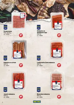 Metro katalog Sve za roštilj - pregled Metro kataloga - važi od 28.04.2026 | Strana: 2 | Proizvode: Ćevap, Kobasica