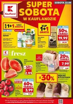 Pogląd oferty "Kaufland gazetka - Super Sobota" - ważna od 22.08.2026
