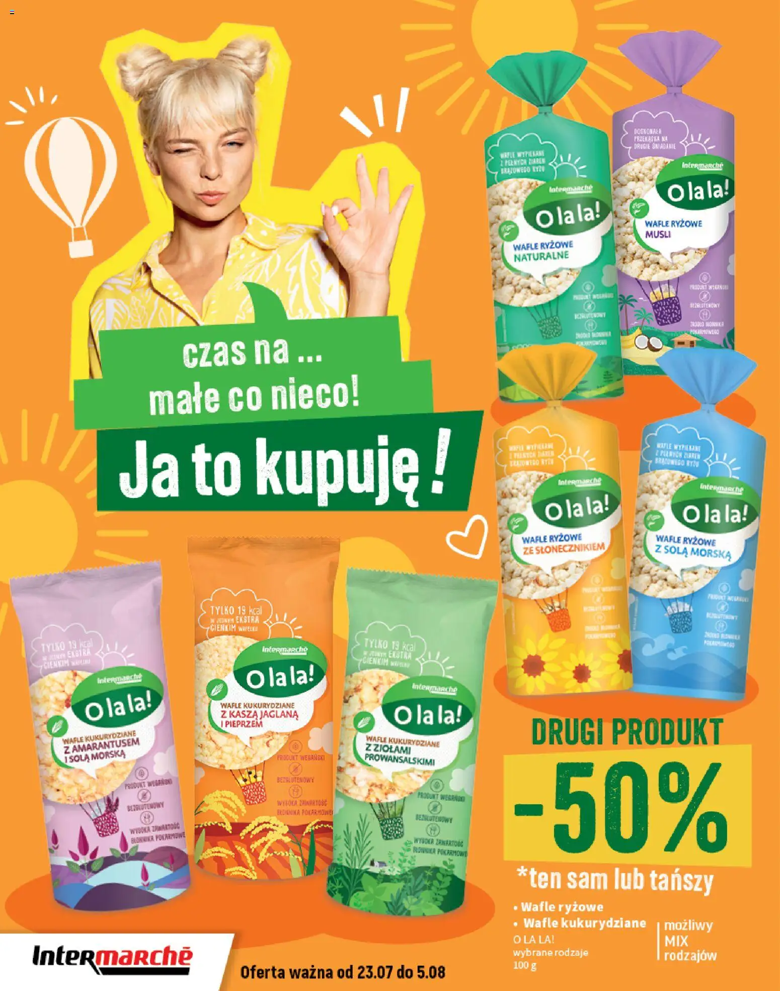 Intermarche gazetka - O La La! Ja to kupuję od 23.07.2026 | Strona: 6 | Produkty: Kasza, Wafle, Wafle ryżowe, Kasza jaglana