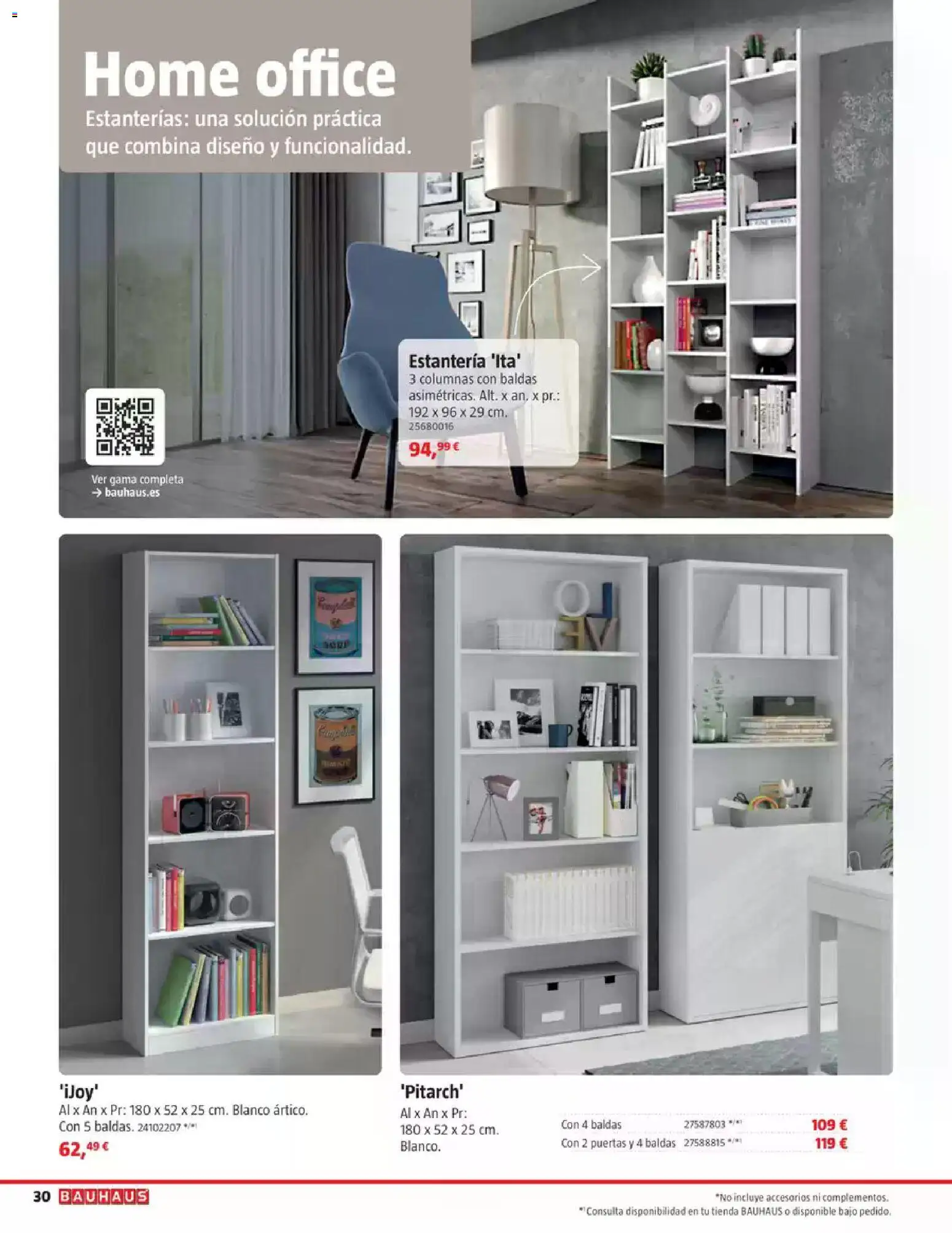 Bauhaus Ordenación │ válido desde el 18/08/2026 | Página: 30 | Productos: Estantería, Puertas