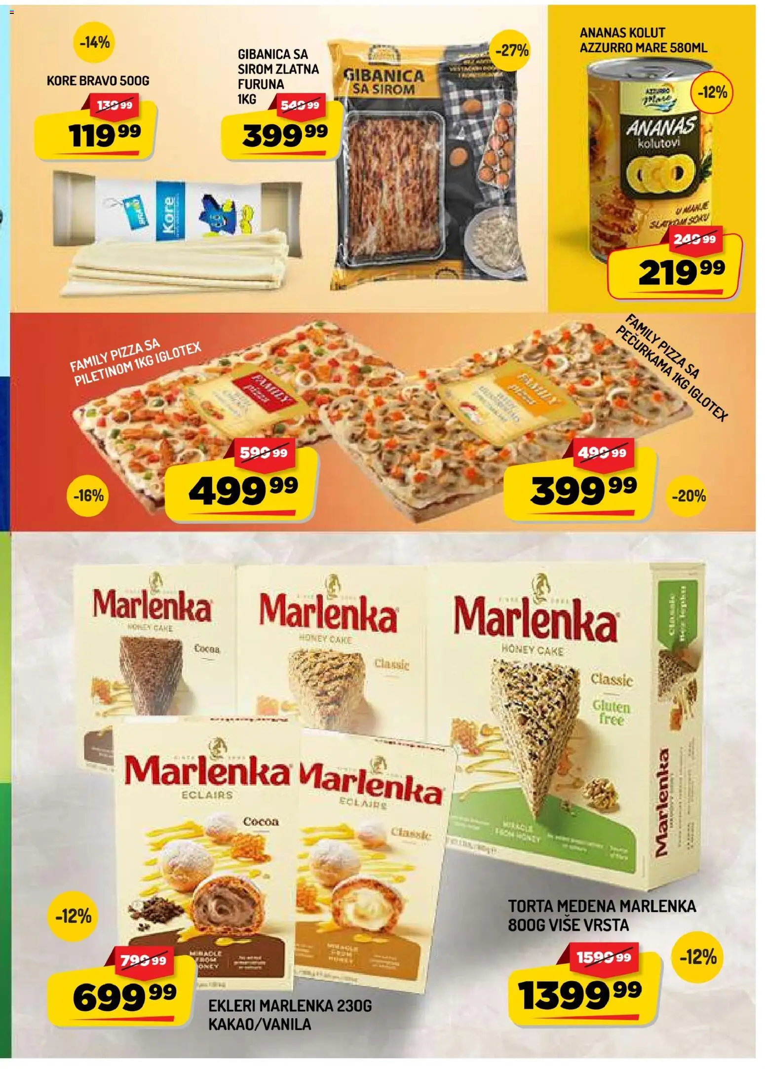 Aman katalog - važi od 02.10.2026 | Strana: 5 | Proizvode: Ananas, Torta