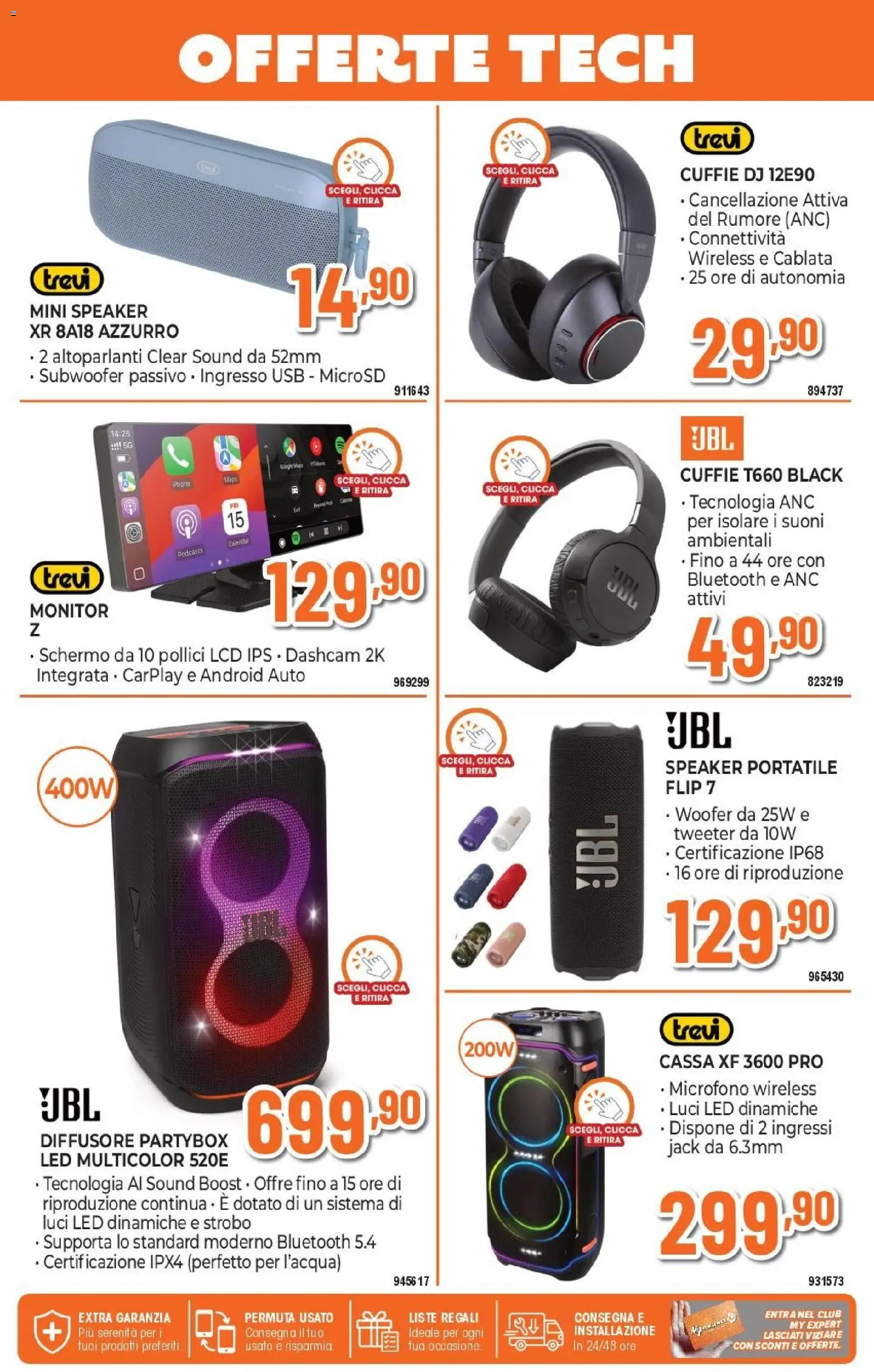 Volantino Expert del 04.06.2026 | Pagina: 9 | Prodotti: Schermo, Microfono, Speaker, USB
