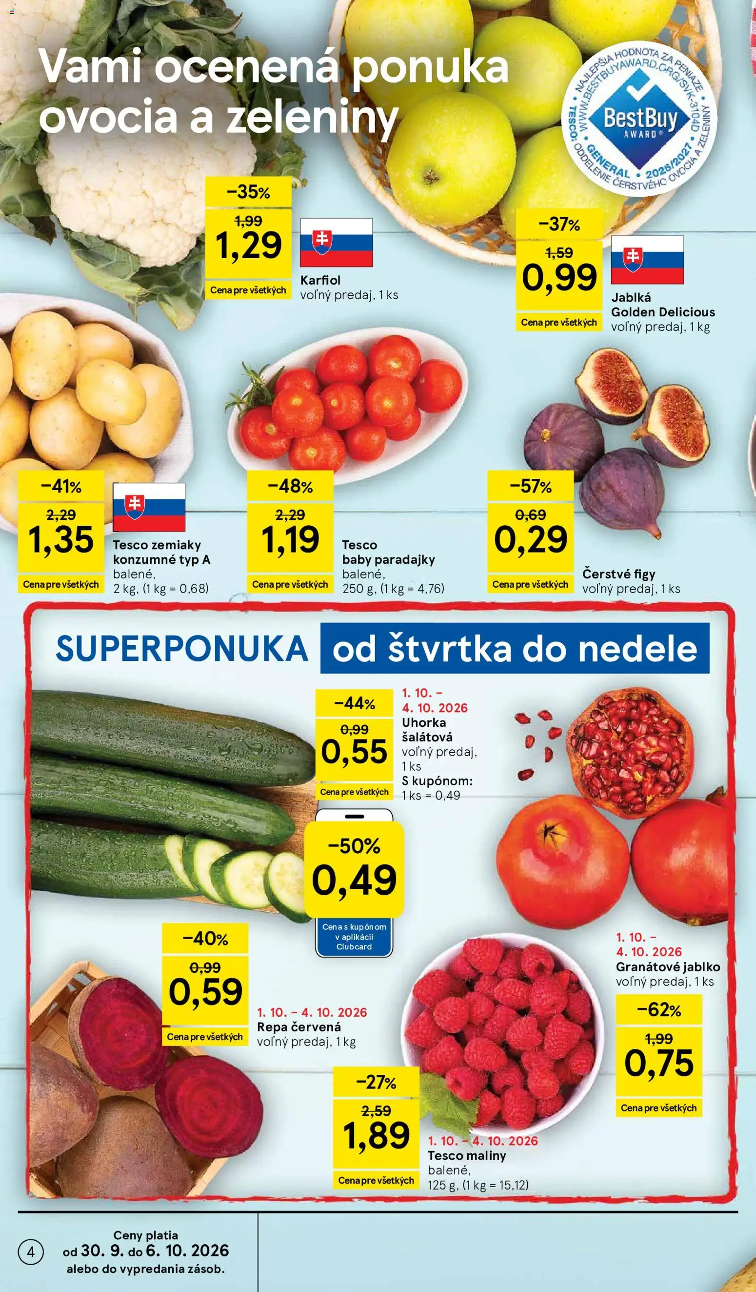 Nové Tesco akcie – leták je platný od 30.09.2026 | Strana: 4
