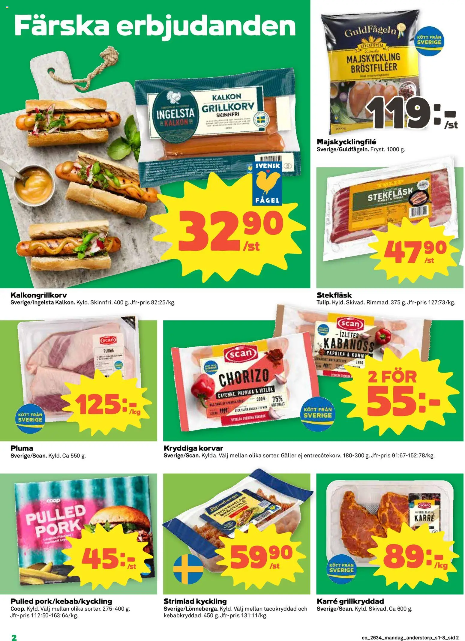 Coop reklamblad aktuell från 17/08/2026 | Sida: 2