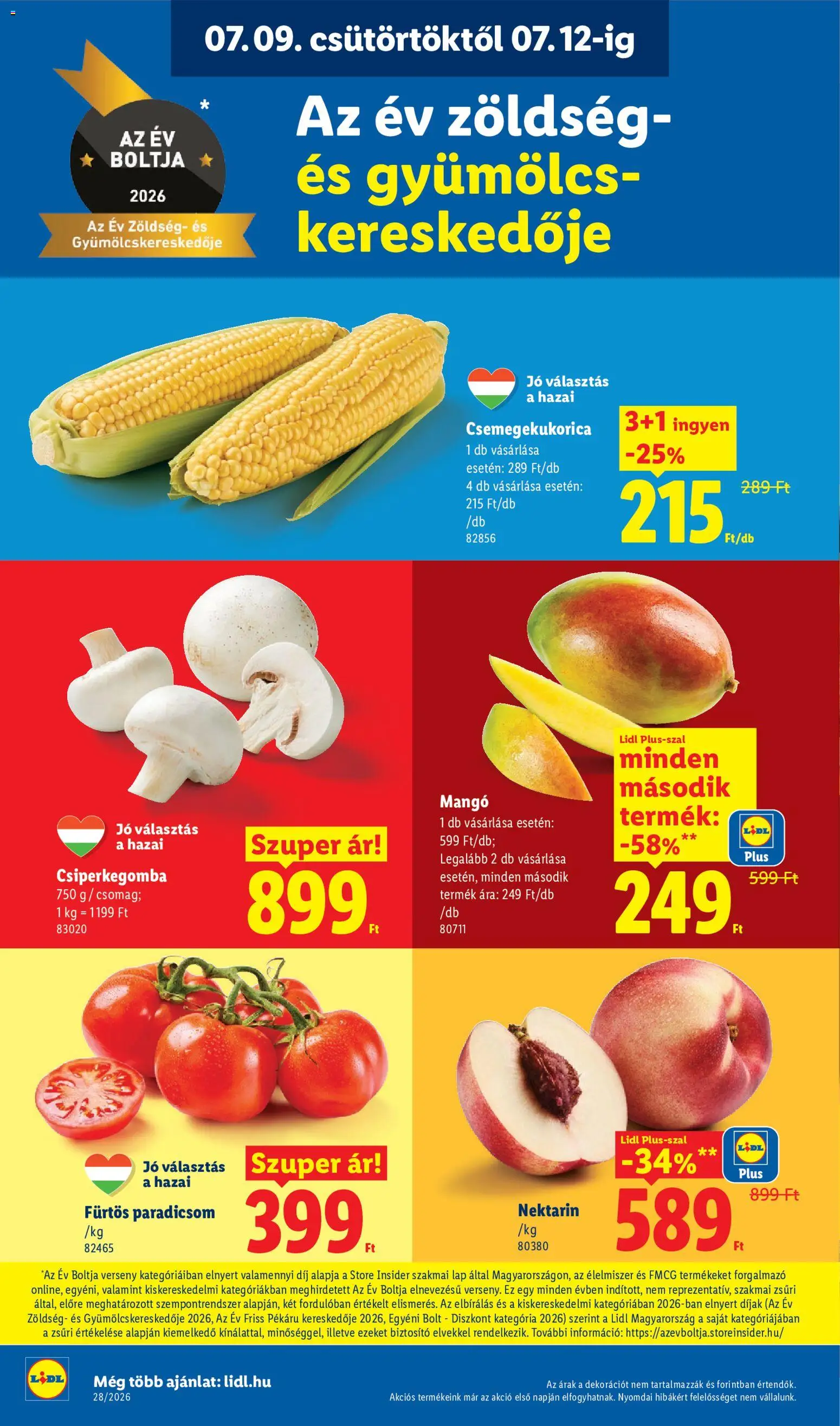 Lidl akciós ujság - amely érvényes a következő dátumtól: 2026.07.09. | Oldal: 6