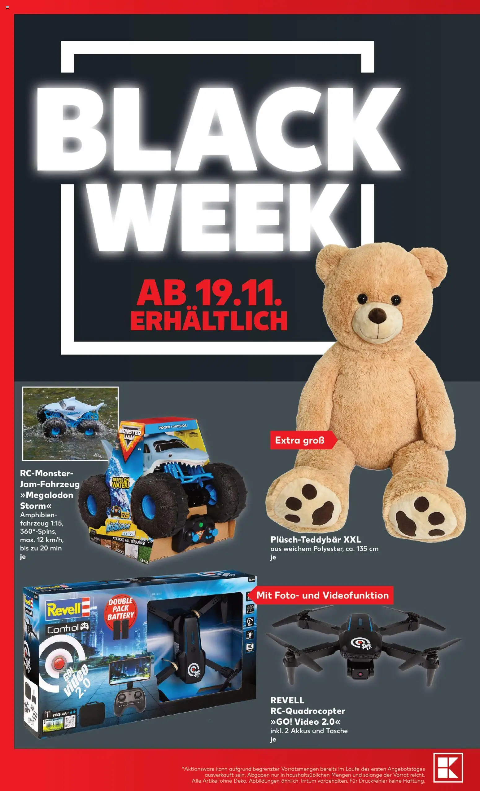 Kaufland Německo Black Friday od 10.10.2026 | Strana: 18 | Produkty: Monster, Video