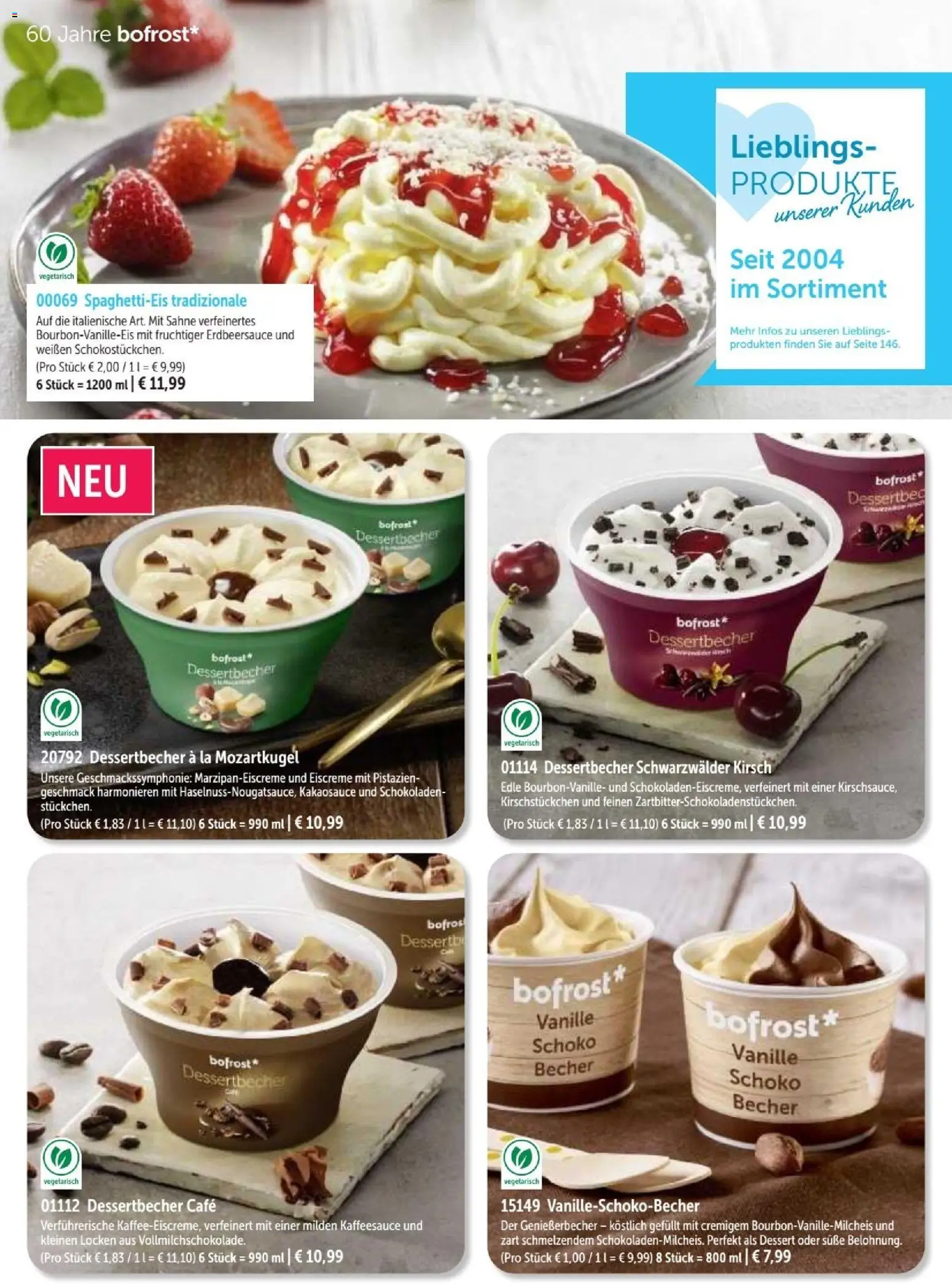 Bofrost Katalog – gültig ab 07.09.2026 | Seite: 22 | Produkte: Eiscreme, Pistazien, Vanille, Sahne