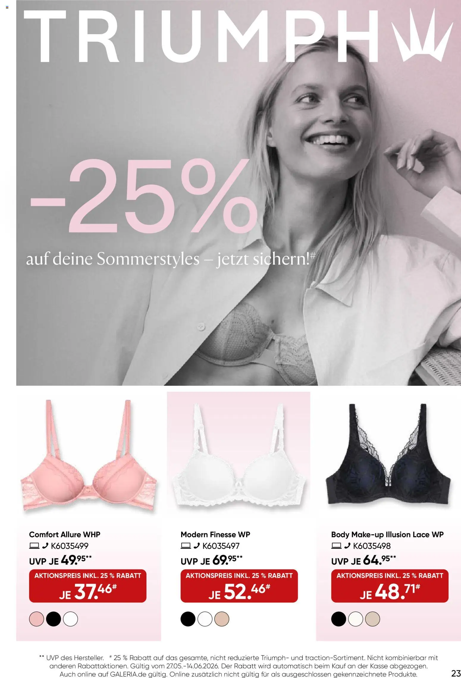 Galeria Karstadt Kaufhof Prospekt – gültig ab 27.05.2026 | Seite: 23