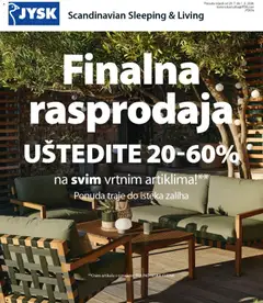 JYSK Katalog - Pregled kataloga iz trgovine JYSK, vrijedi od 29.07.2026