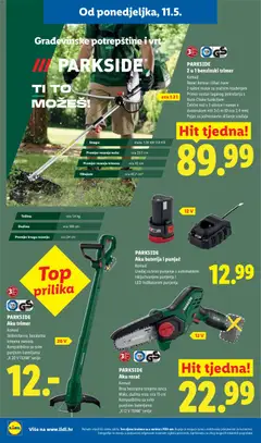 Lidl Katalog - Pregled kataloga iz trgovine Lidl, vrijedi od 11.05.2026 | Stranica: 22