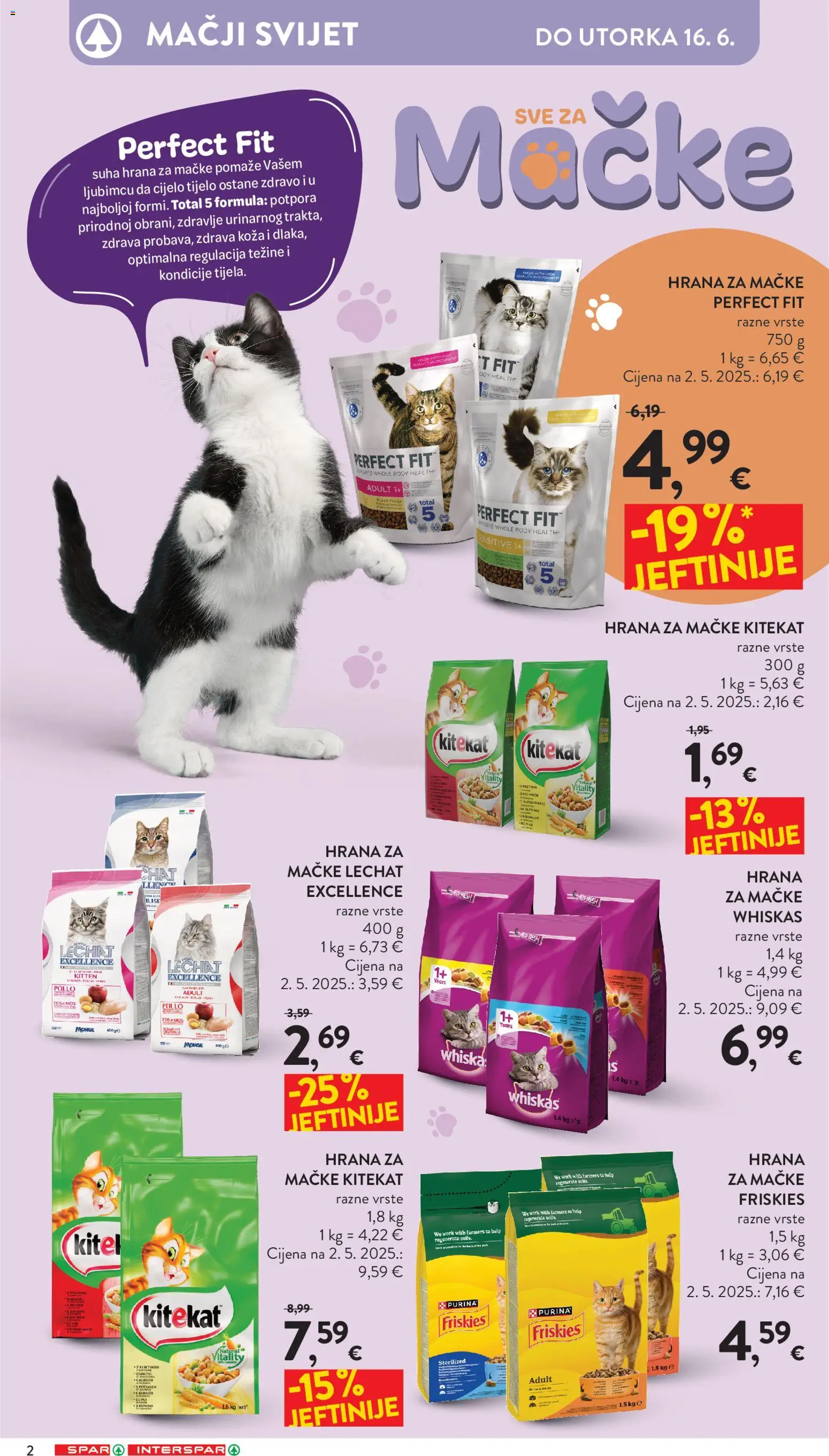 Interspar katalog | vrijedi od 03.06.2026 | Stranica: 2 | Proizvodi: Whiskas, Hrana za mačke