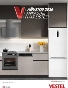 01 Ağustos 2026 tarihinden itibaren geçerli olan Vestel kataloğu önizlemesi