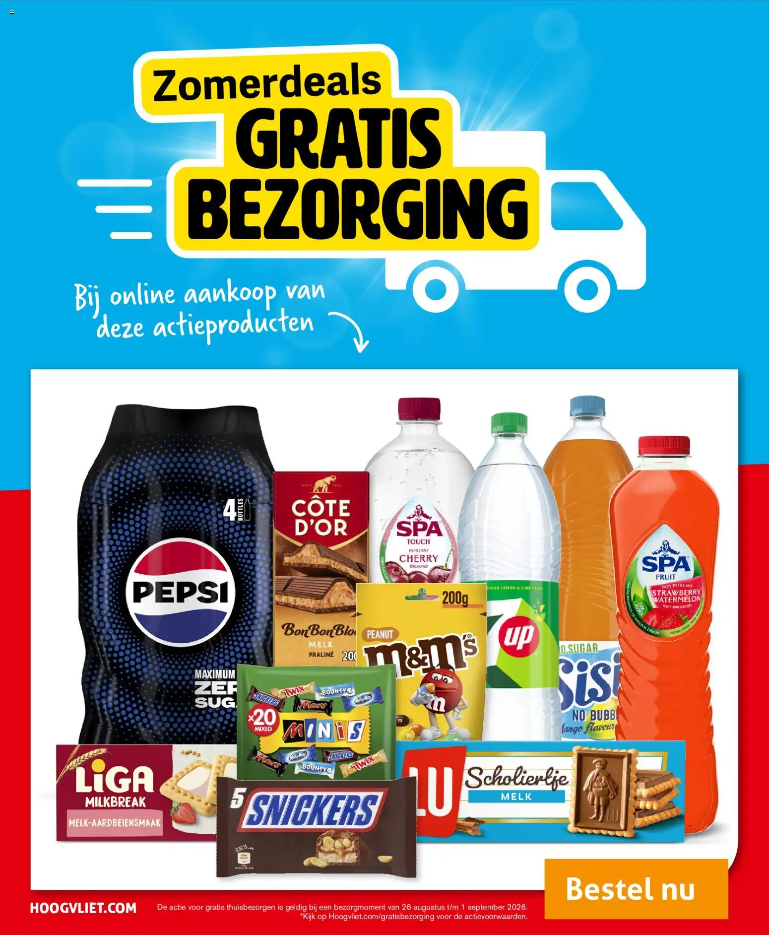 {H1} | Pagina: 30 | Producten: Melk, Pepsi, Snickers, Fruit