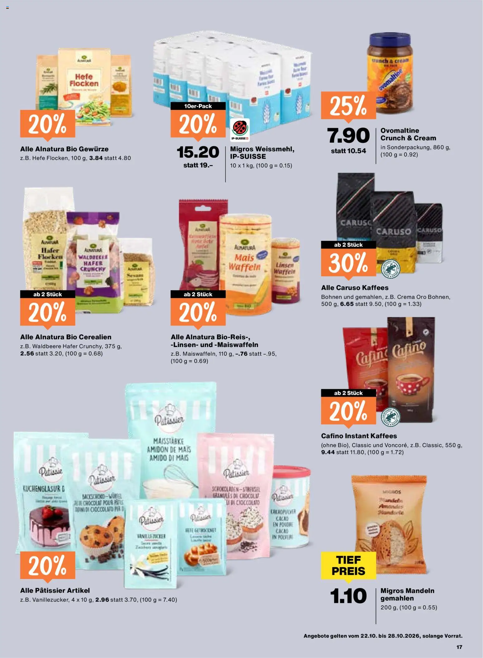 Migros aktionen – gültig ab 22.10.2026 | Seite: 17