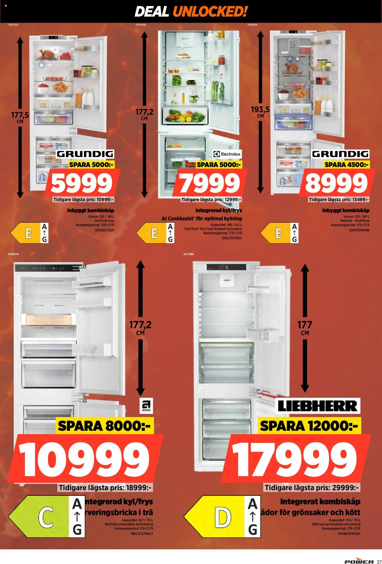 Power reklamblad aktuell från 14/09/2026 | Sida: 37 | Produkter: Kött, Grönsaker