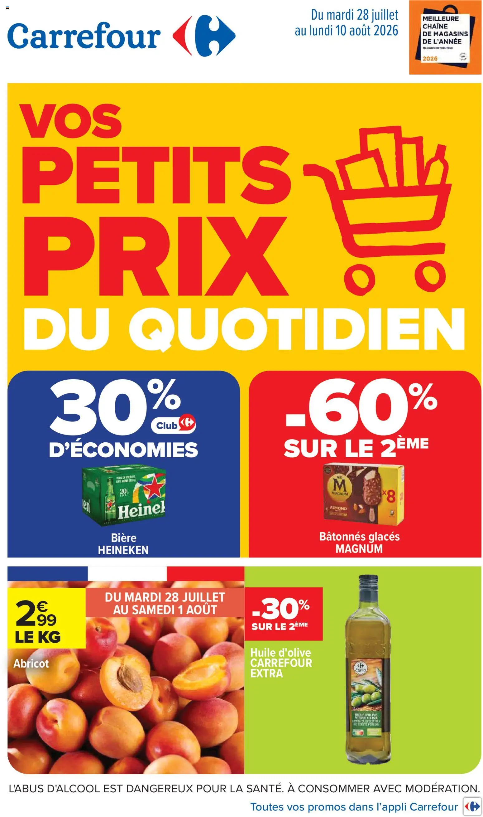 Carrefour Vos petits prix du quotidien à partir du 28/07/2026 catalogue cover