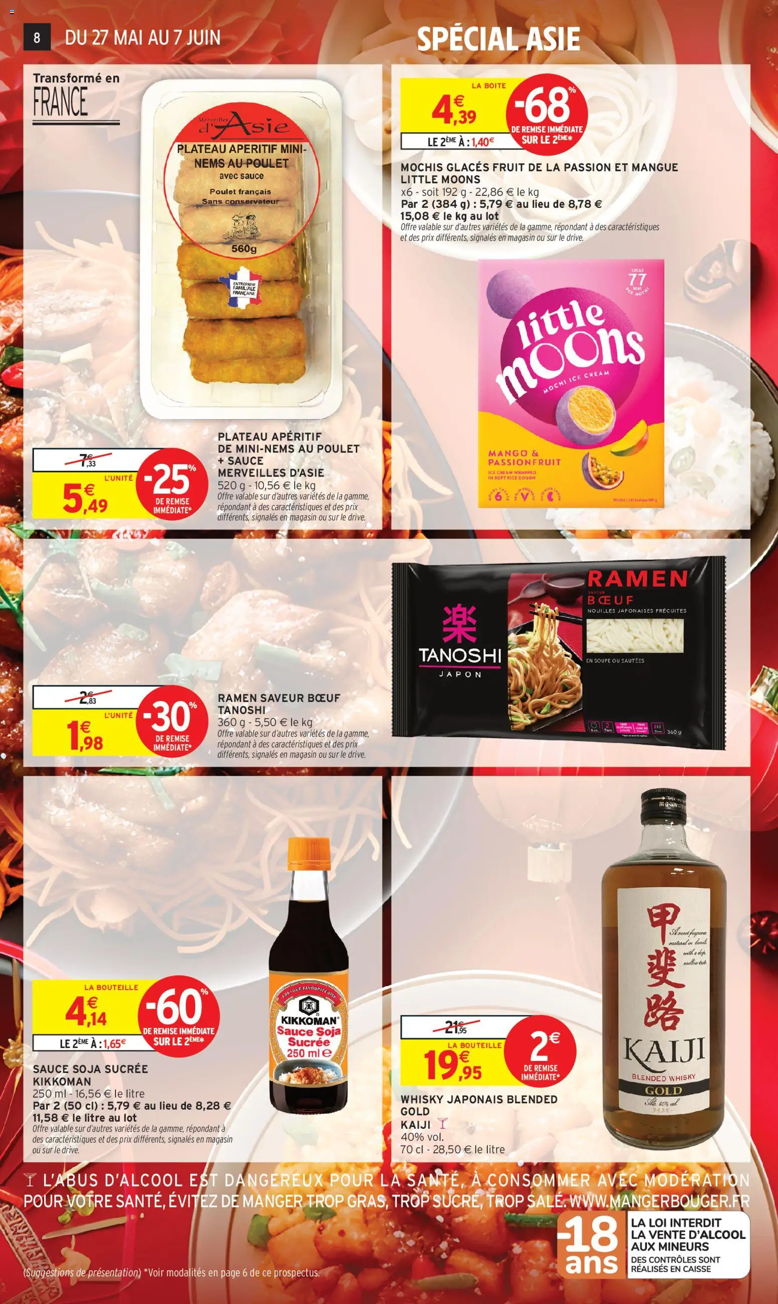 {H1} | Page: 8 | Produits: Soupe, Mochis, Whisky japonais, Nouilles