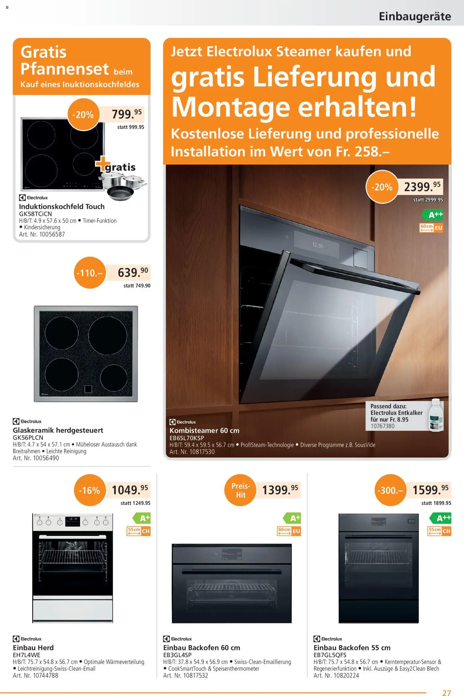 Fust aktionen – gültig ab 01.05.2026 | Seite: 27 | Produkte: Backofen, Herd