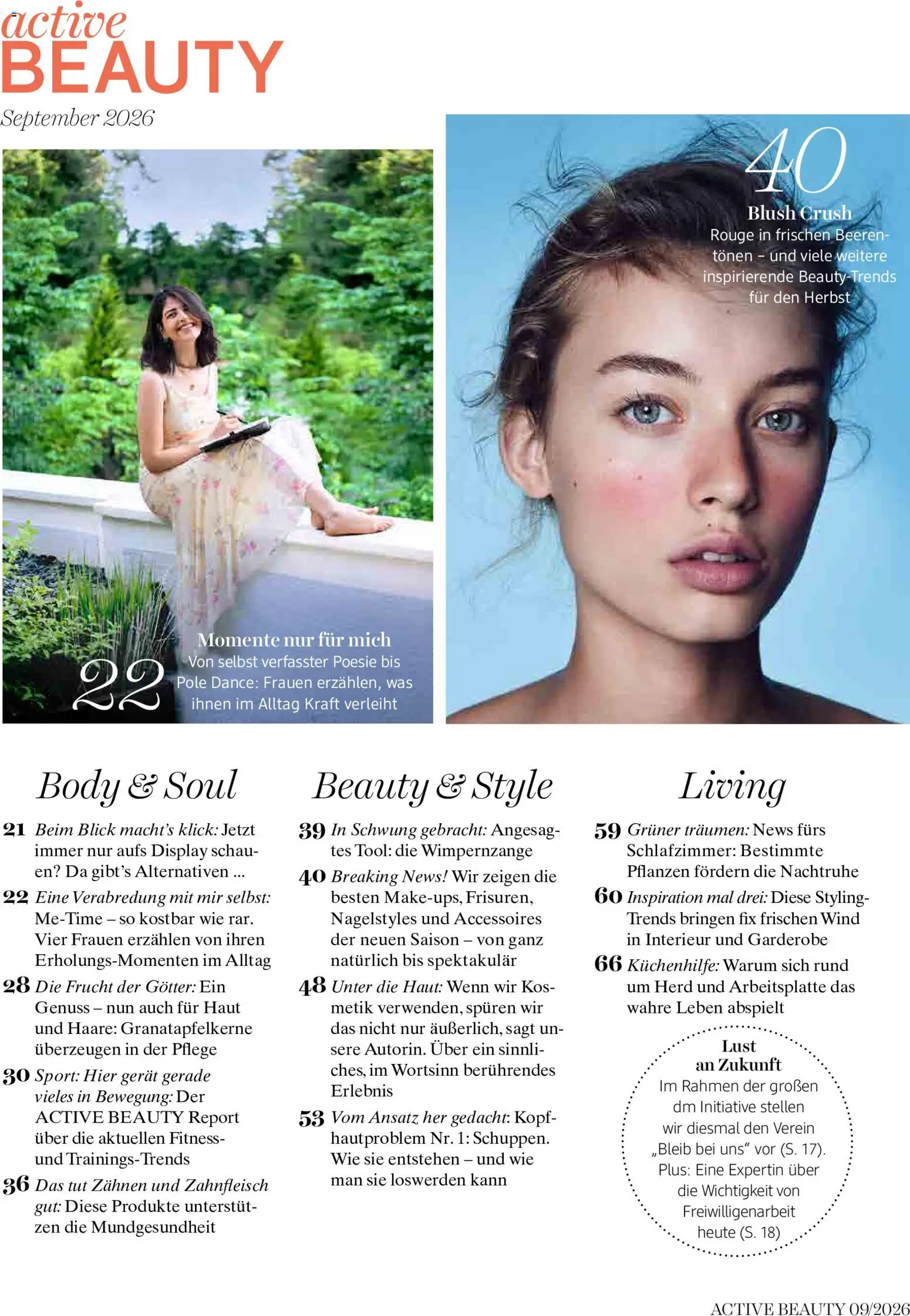 dm drogerie markt Active Beauty Magazin 09/2026 gültig ab 01.09.2026 | Seite: 6 | Produkte: Herd, Rouge