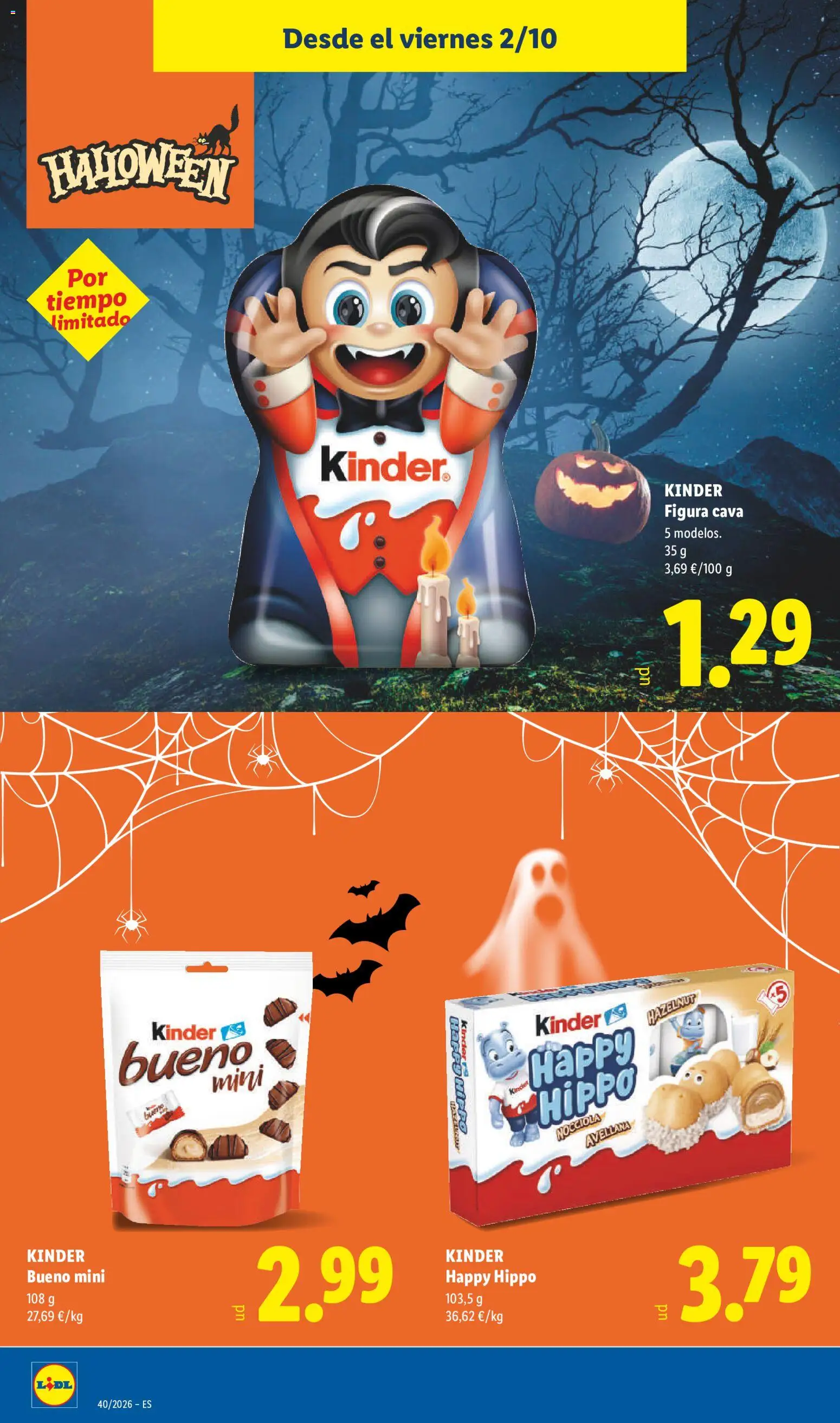 Lidl folleto Halloween │ válido desde el 02/10/2026 | Página: 12 | Productos: Chocolate