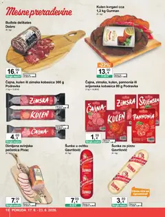 KTC Katalog - Pregled kataloga iz trgovine KTC, vrijedi od 17.06.2026 | Stranica: 10 | Proizvodi: Šunka, Podravka, Buđola, Kobasica