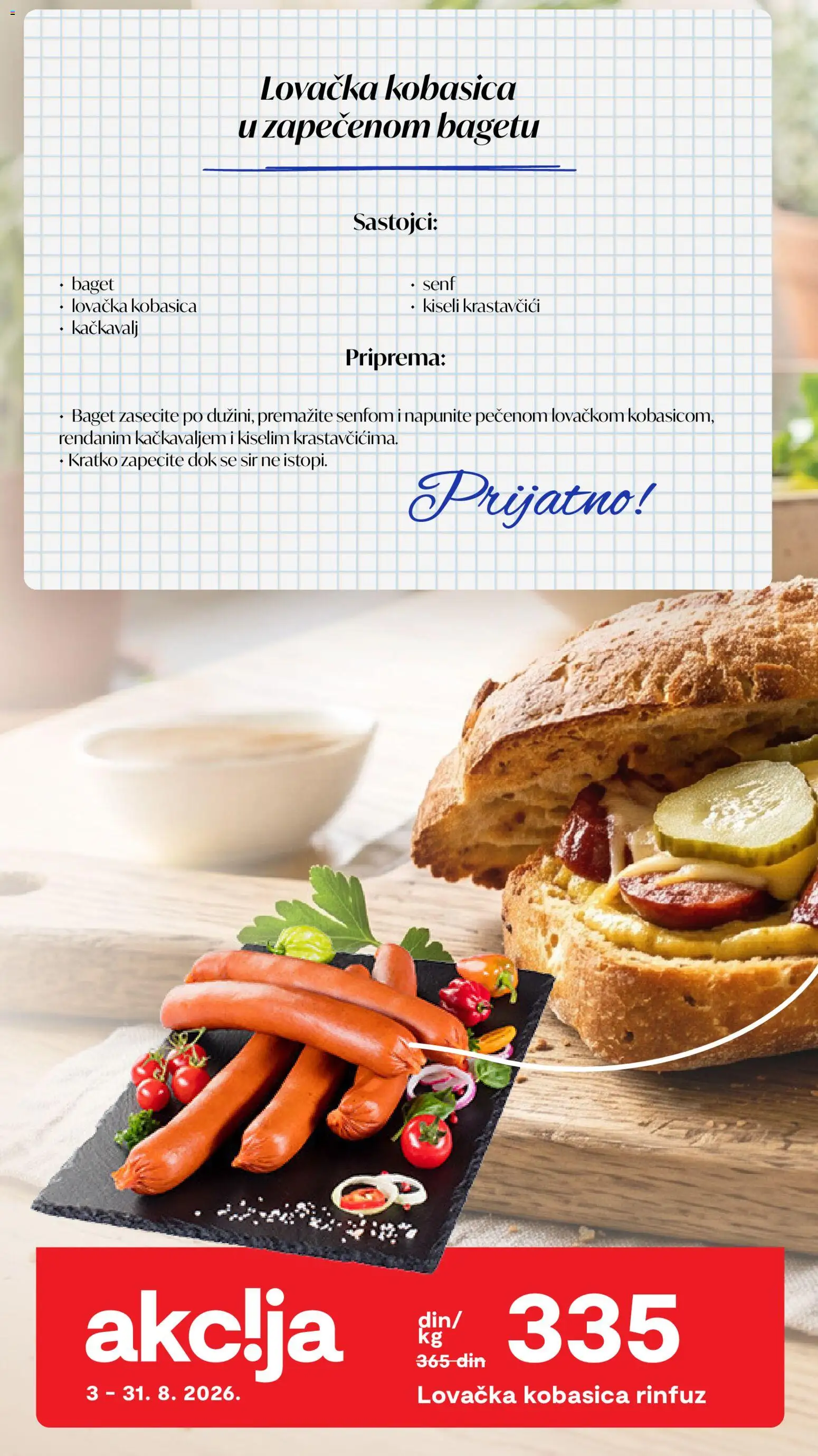 Matijevic katalog - važi od 11.08.2026 | Strana: 8 | Proizvode: Senf, Baget, Sir, Kobasica