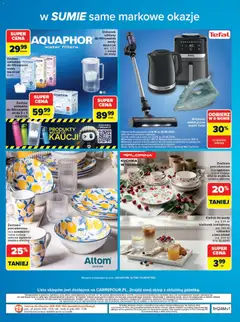 Pogląd oferty "Carrefour gazetka - W sumie same markowe okazje" - ważna od 08.06.2026 | Strona: 56 | Produkty: Szklanka, Dzbanek, Tefal