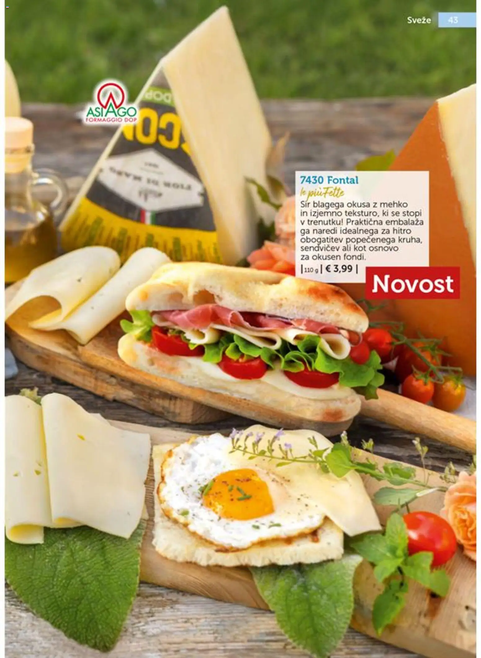 Novi Bofrost katalog ponudbe – veljaven od 01.07.2026 | Stran: 43 | Izdelki: Sir