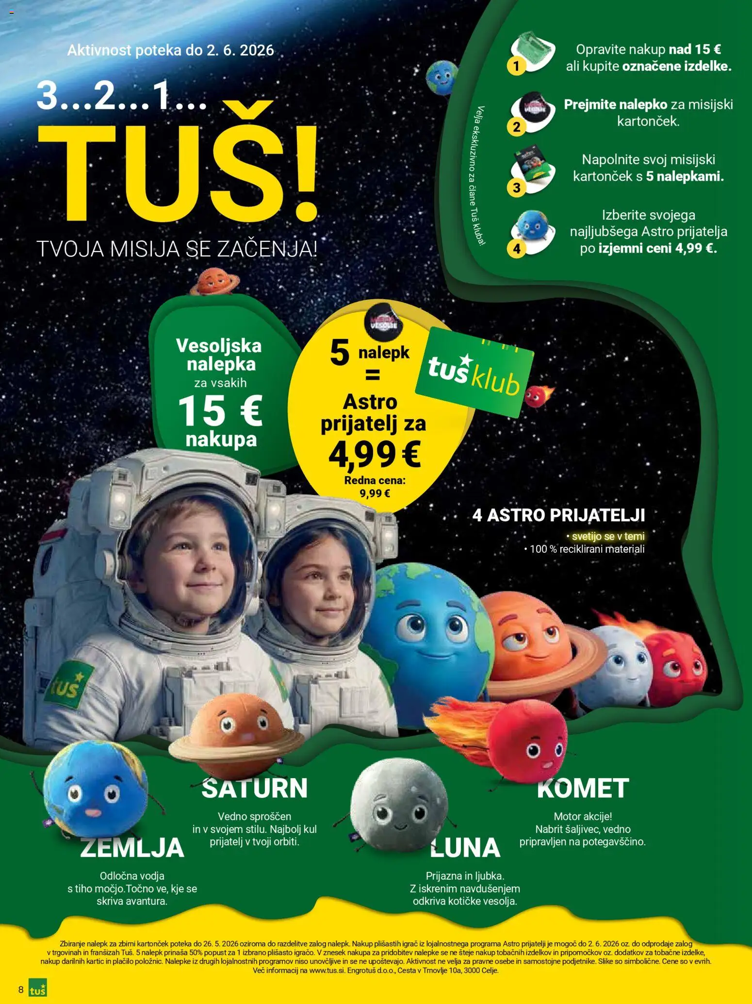 Novi Tuš katalog ponudbe – veljaven od 29.04.2026 | Stran: 8 | Izdelki: Žemlja