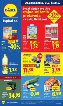 Lidl Katalog - Pregled kataloga iz trgovine Lidl, vrijedi od 21.09.2026