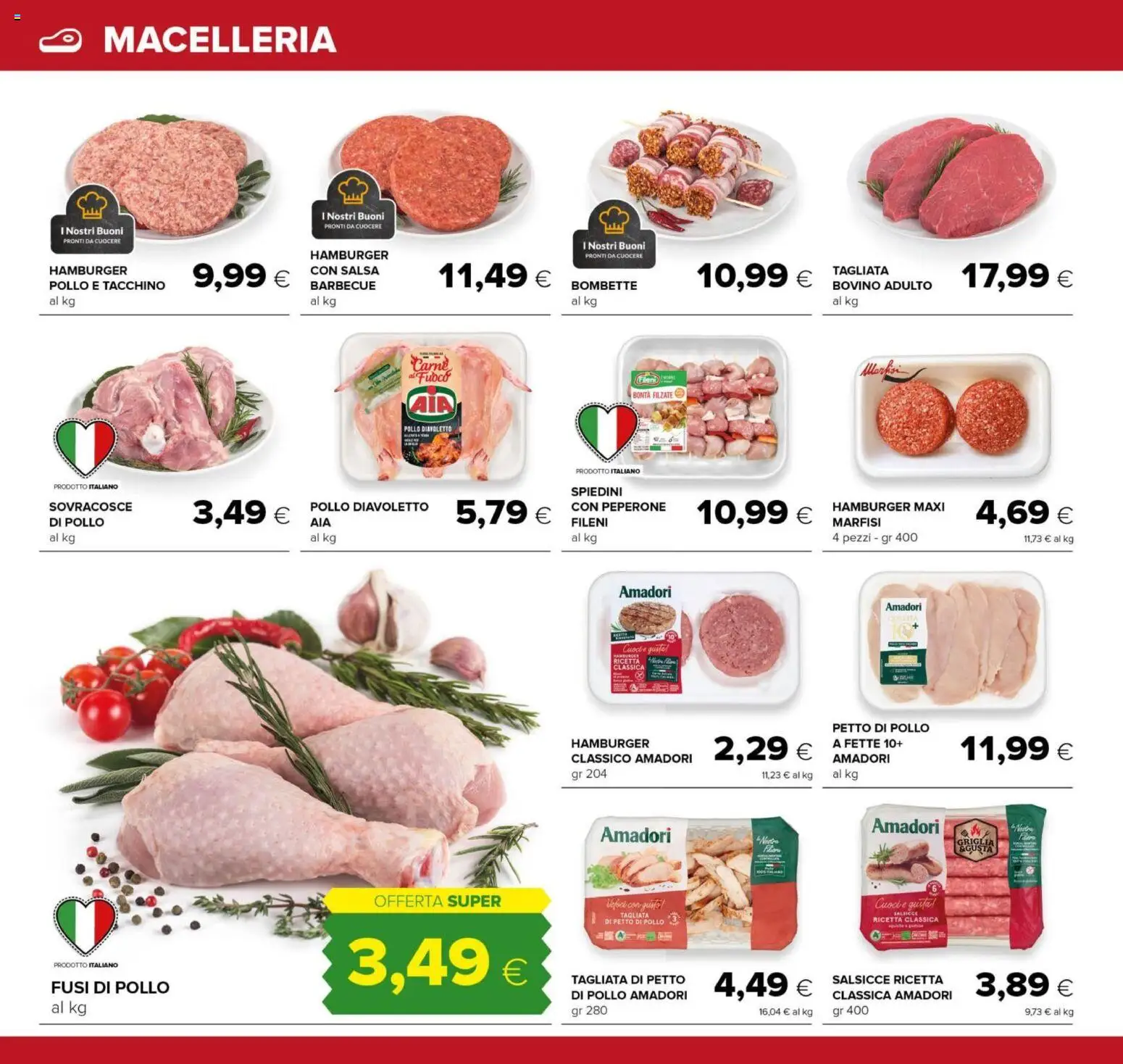 Volantino Oasi del 10/08/2026 | Pagina: 6 | Prodotti: Petto di Pollo, Pollo, Salsa, Salsicce