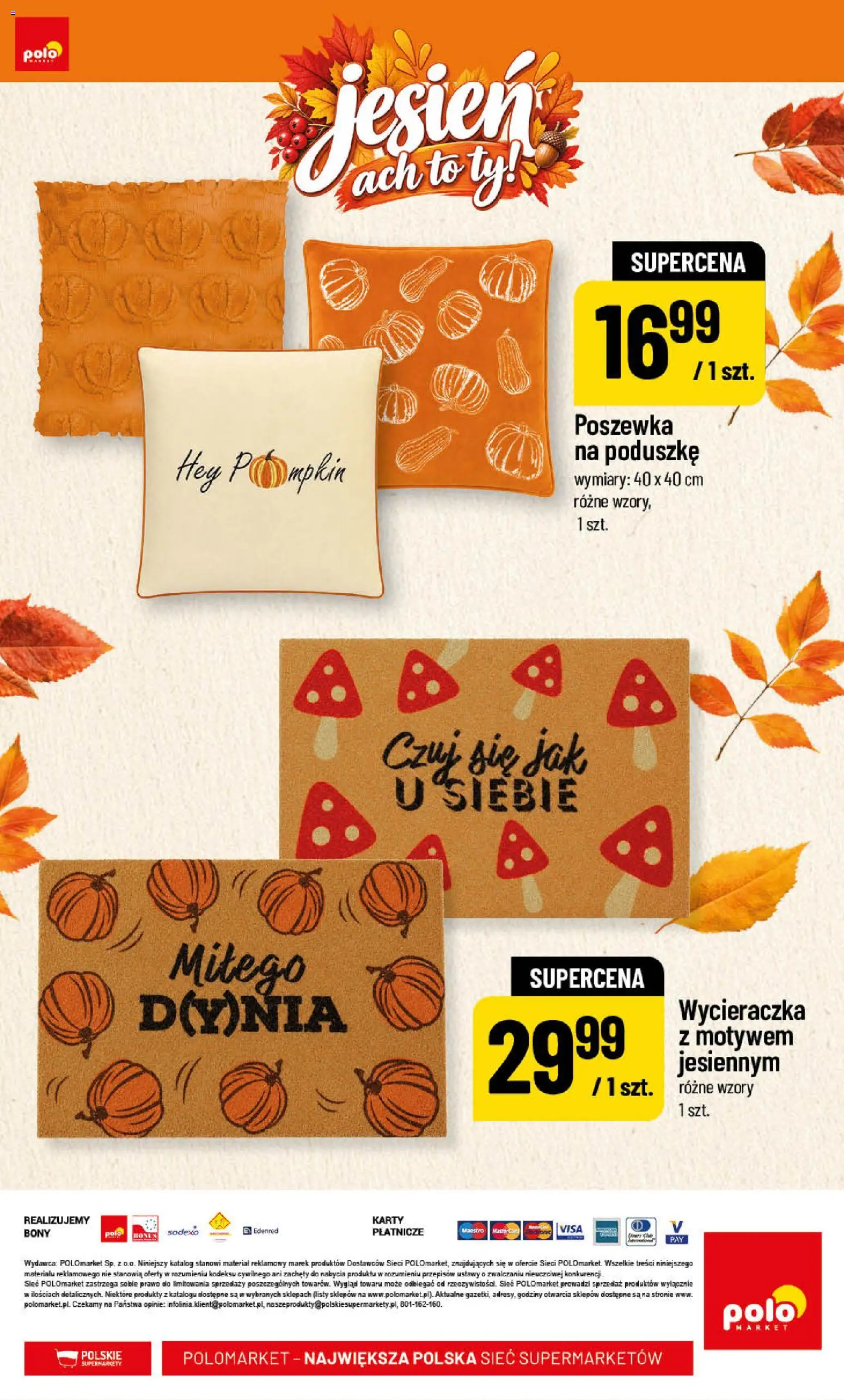 POLOmarket katalog - Jesień od 25.09.2026 | Strona: 24 | Produkty: Dynia, Wycieraczka