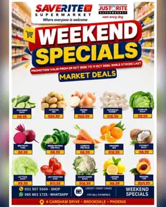 Saverite specials catalogue – valid from 09/10/2026