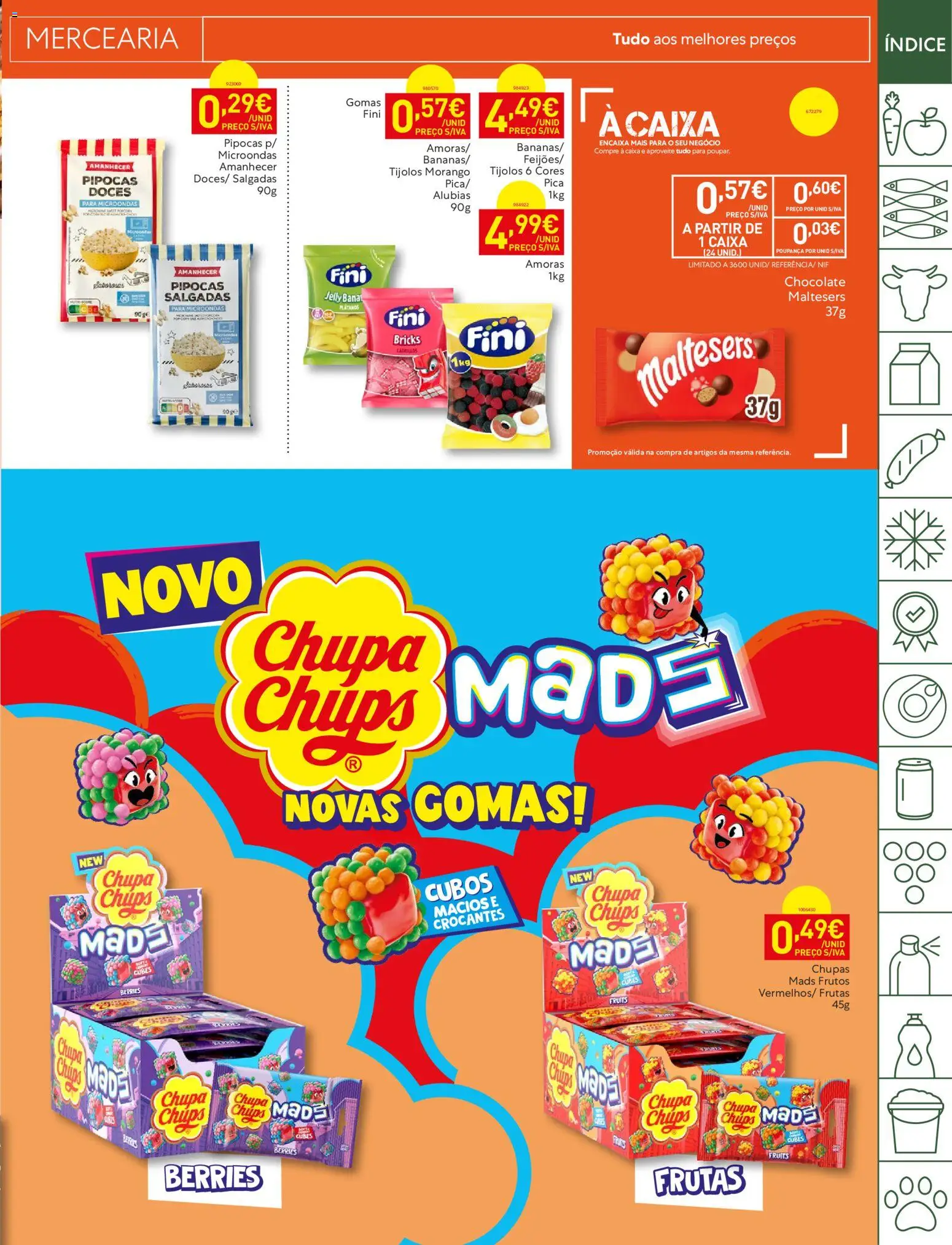 Recheio folheto │ válido de 26.05.2026 | Página: 15 | Produtos: Pipocas, Tijolos, Microondas, Caixa