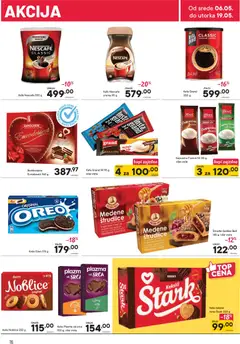 PerSu katalog Sveža akcija - pregled PerSu kataloga - važi od 06.05.2026 | Strana: 16 | Proizvode: Keks, Oreo, Plazma, Nescafé