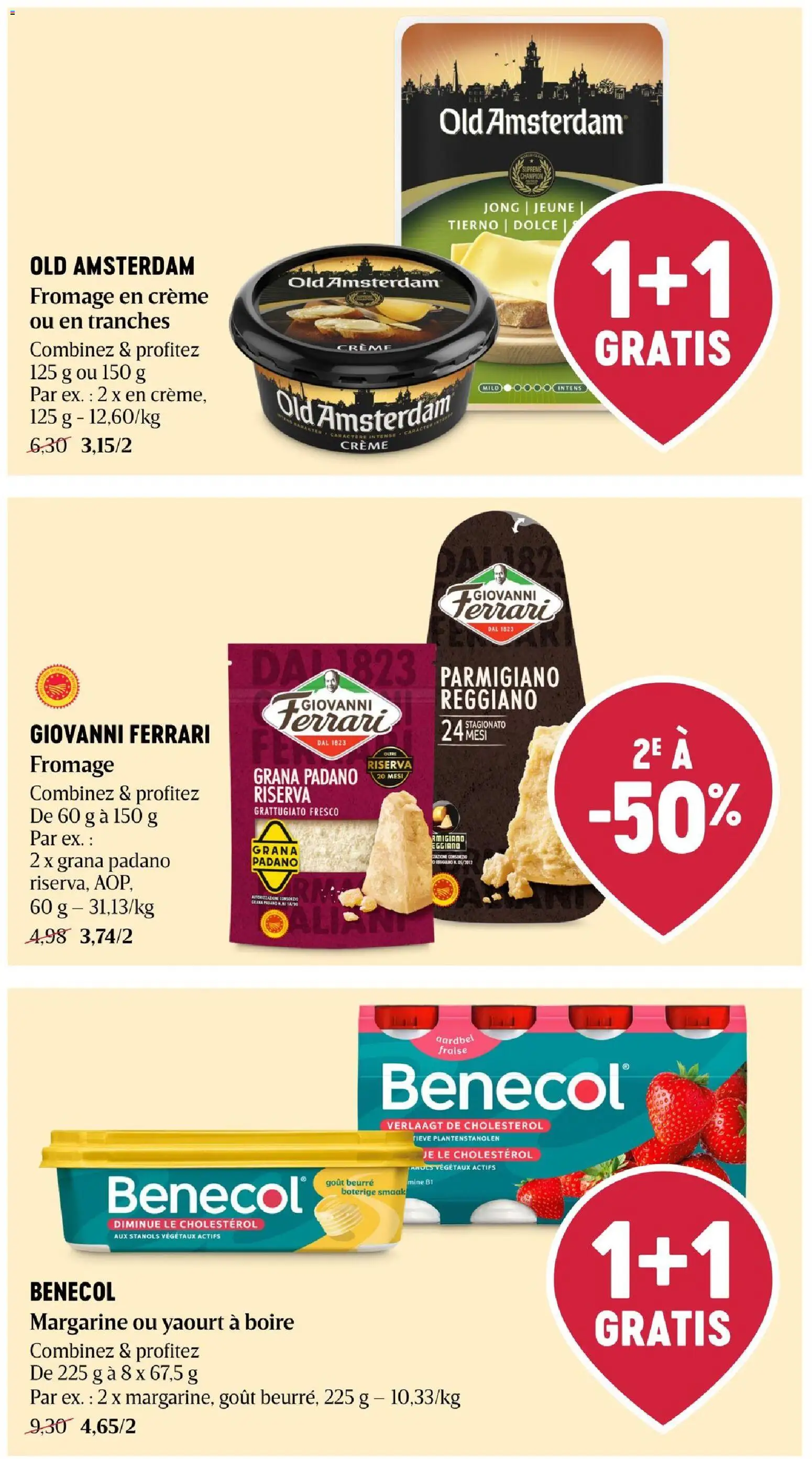 {H1} | Pagina: 20 | Producten: Grana Padano, Parmigiano Reggiano, Crème, Margarine