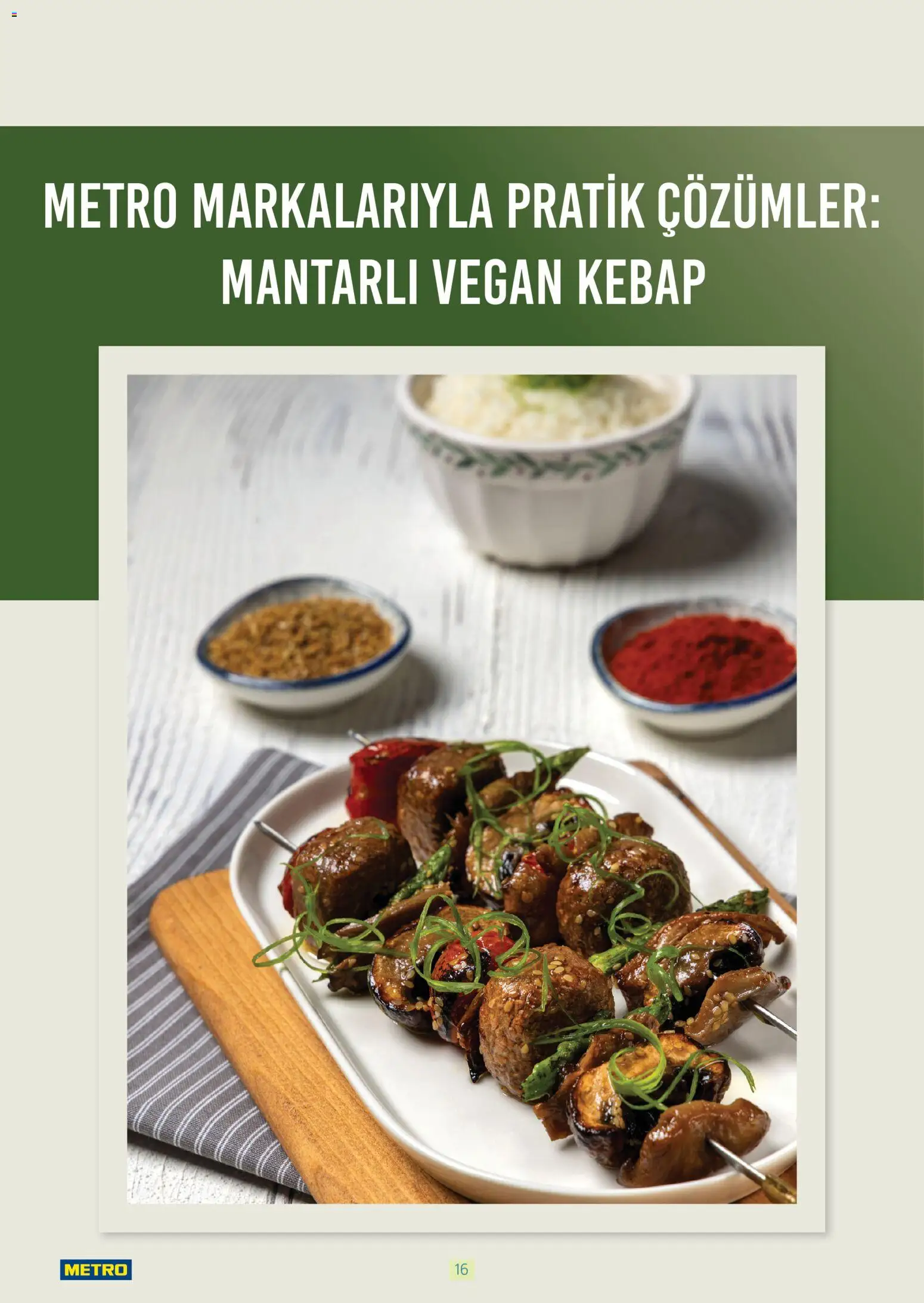 Metro - Bitki Bazlı ve Vegan 2025 - 21 Ekim 2025 tarihinden itibaren geçerlidir | Sayfa: 16