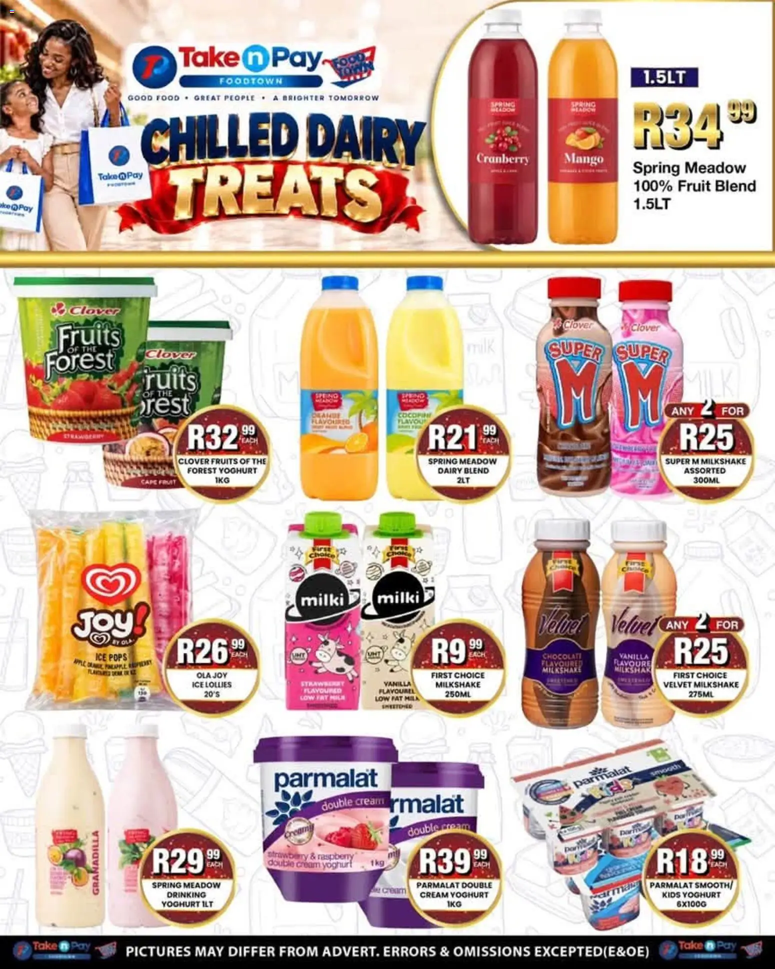New Take n Pay catalogue – valid from 19/10/2026 | Page: 18 | Products: Yoghurt, Chocolate, Cream, Dairy blend