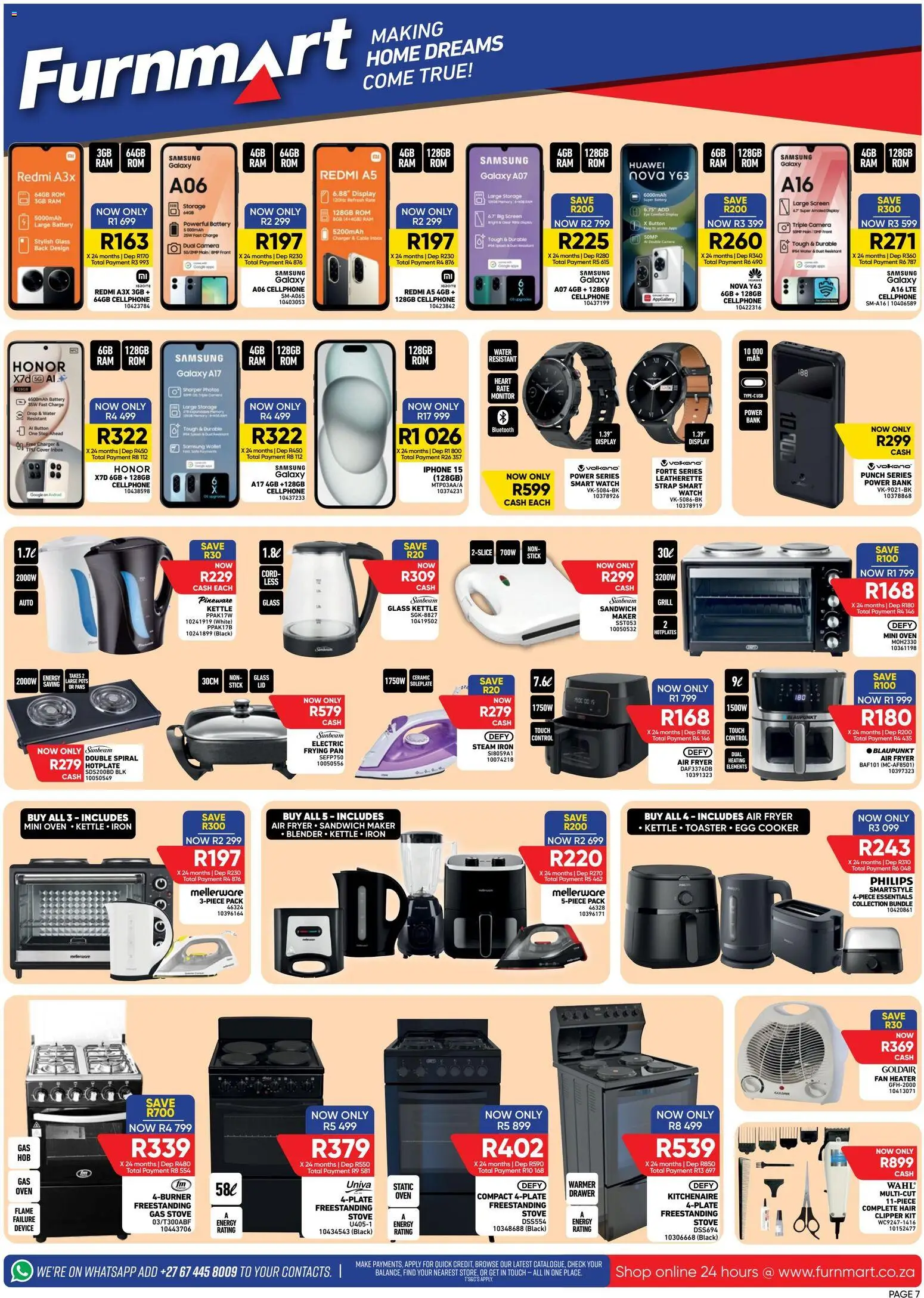 New Furnmart catalogue – valid from 06.04.2026 | Page: 8 | Products: Camera, Cable, Iron, Heater
