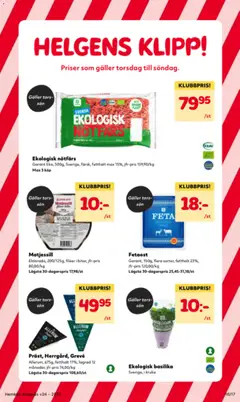 Hemköp - erbjudanden - Förhandsvisning av reklamblad från butik Hemköp aktuell från 08.06.2026 | Sida: 16 | Produkter: Nötfärs, Galler, Kruka, Basilika