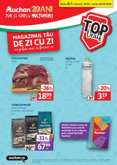 Ofertele Auchan valabile de la 26.08.2026