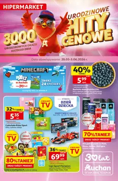 Pogląd oferty "Auchan gazetka - 30 Lat Hipermarket" - ważna od 28.05.2026