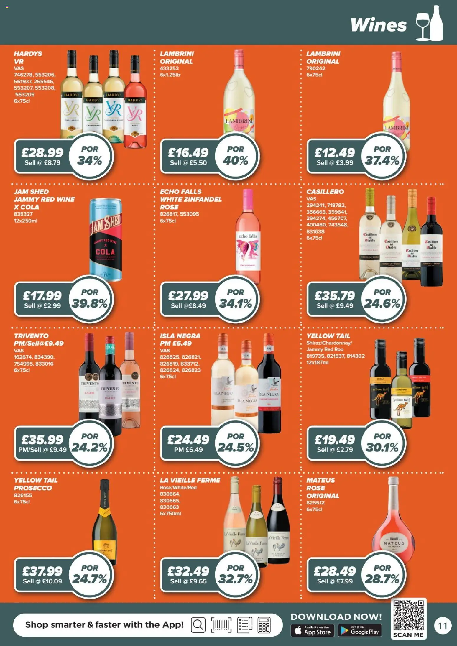 {H1} | Page: 11 | Products: Jam, Red wine, Ham, Wine