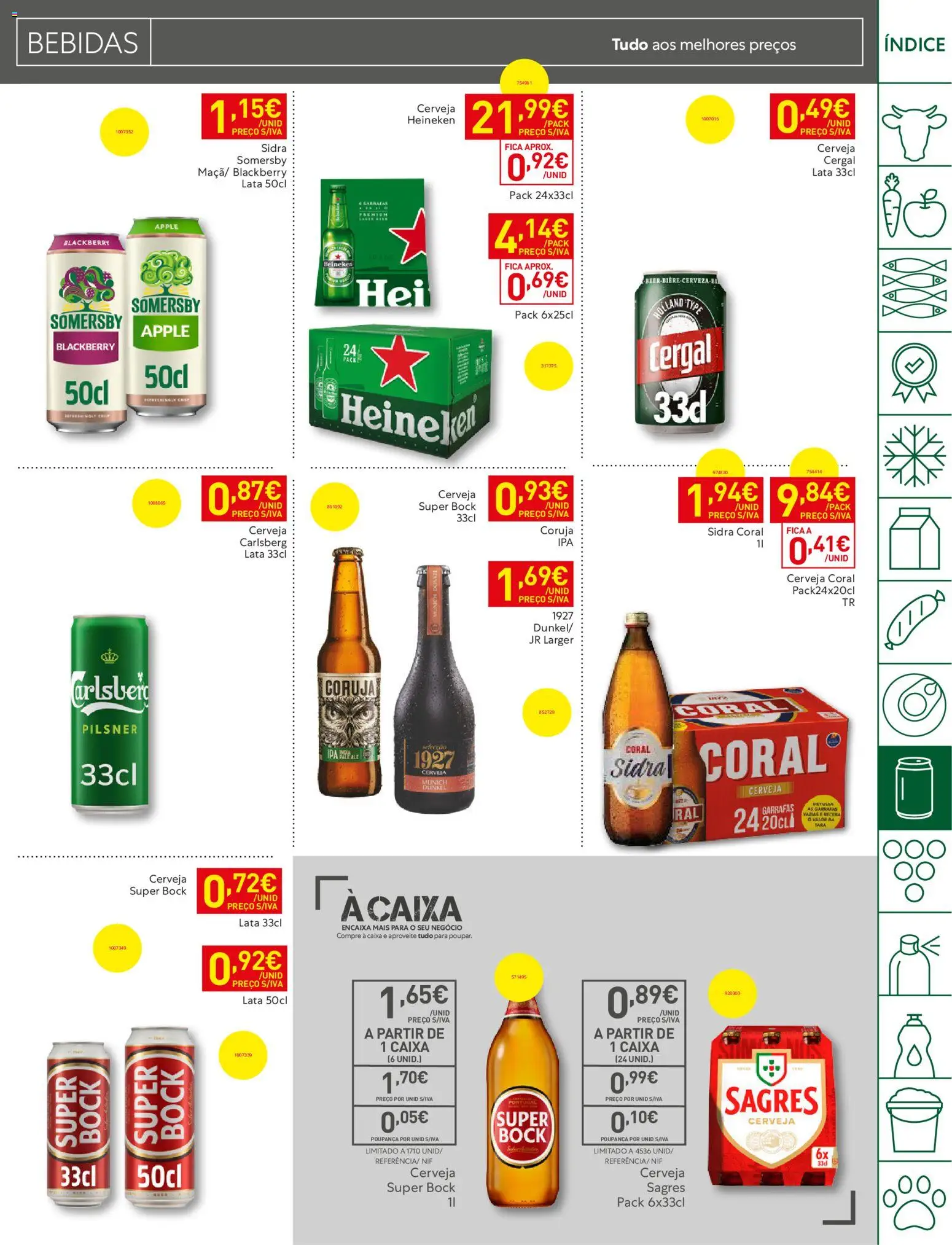 Recheio folheto Madeira │ válido de 08/09/2026 | Página: 23 | Produtos: Sidra, Super bock, Bebidas, Caixa