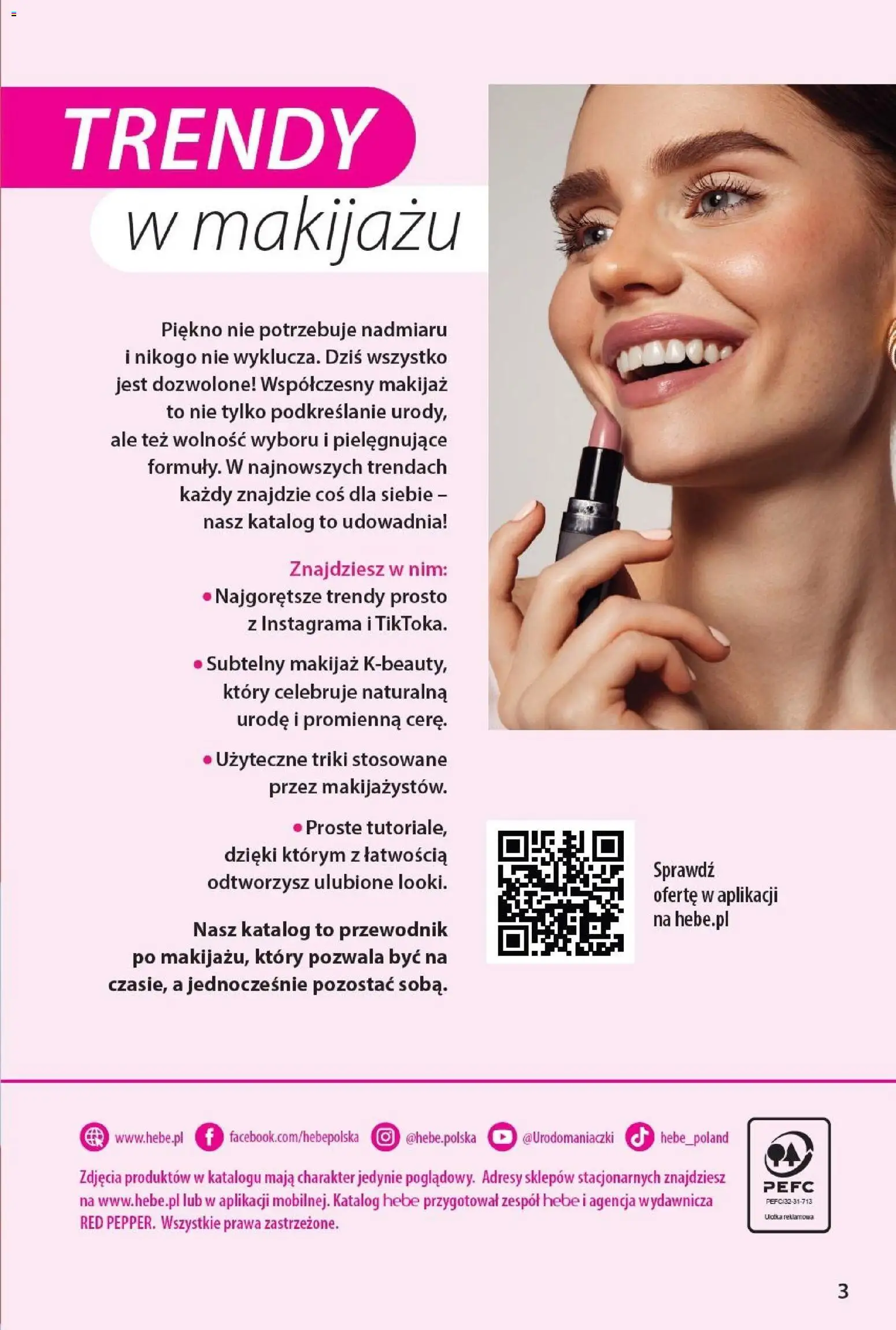 Hebe gazetka - Katalog od 22.09.2026 | Strona: 3 | Produkty: Makijaż