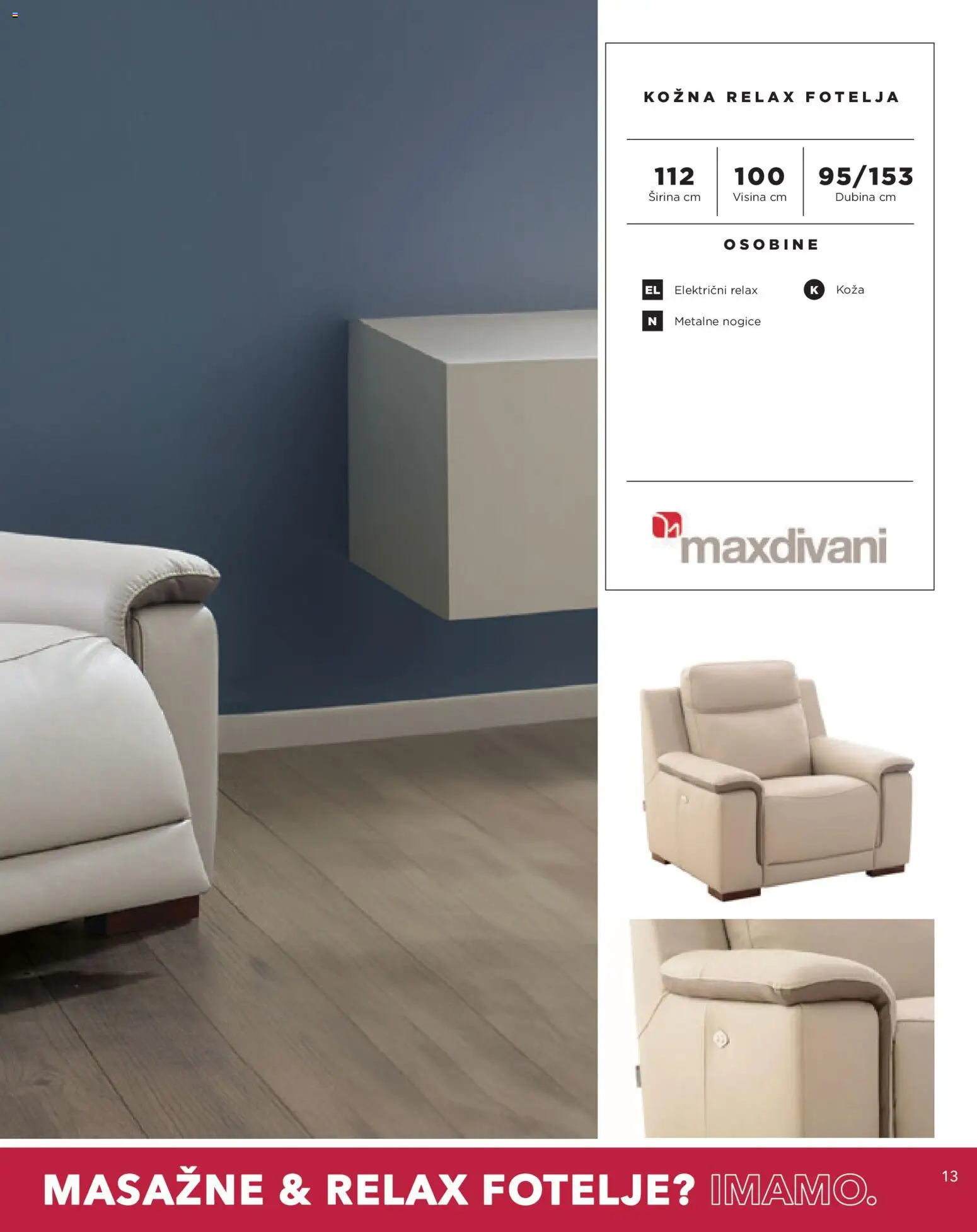 Harvey Norman katalog | vrijedi od 01.09.2026 | Stranica: 13 | Proizvodi: Fotelja