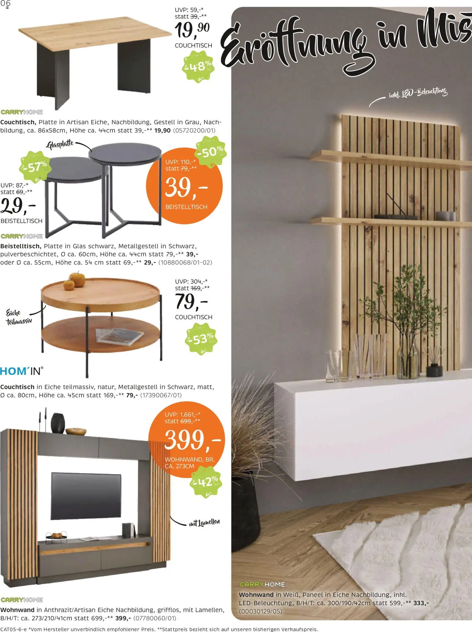 XXXLutz Carry Home gültig ab 05.05.2026 | Seite: 6 | Produkte: Couchtisch
