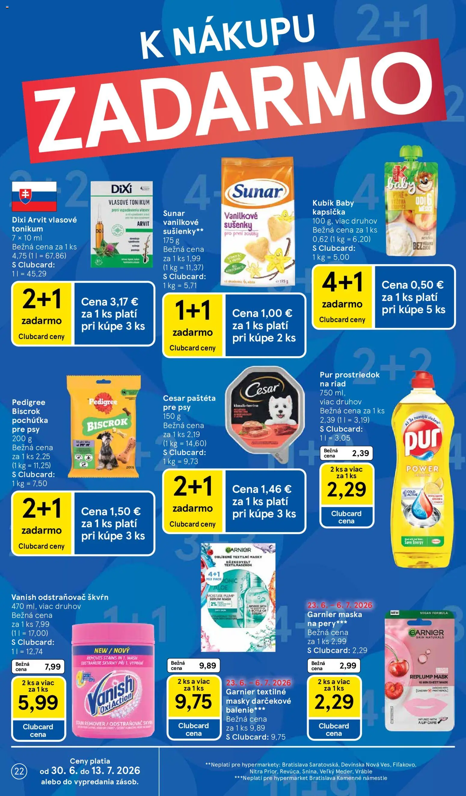 Nové Tesco akcie – leták je platný od 01.07.2026 | Strana: 22