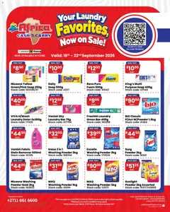 Africa Cash & Carry specials catalogue – valid from 16/09/2026